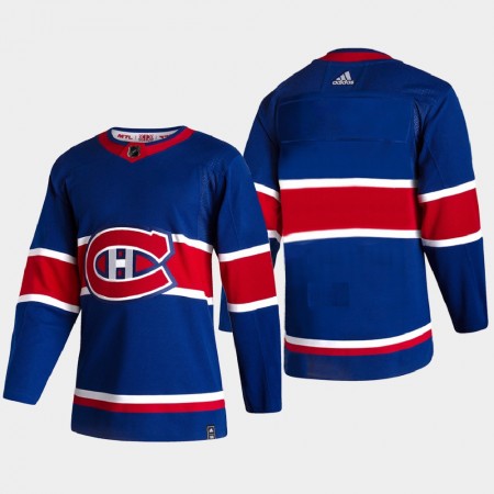 Montreal Canadiens Blank 2020-21 Reverse Retro Authentic Shirt - Mannen